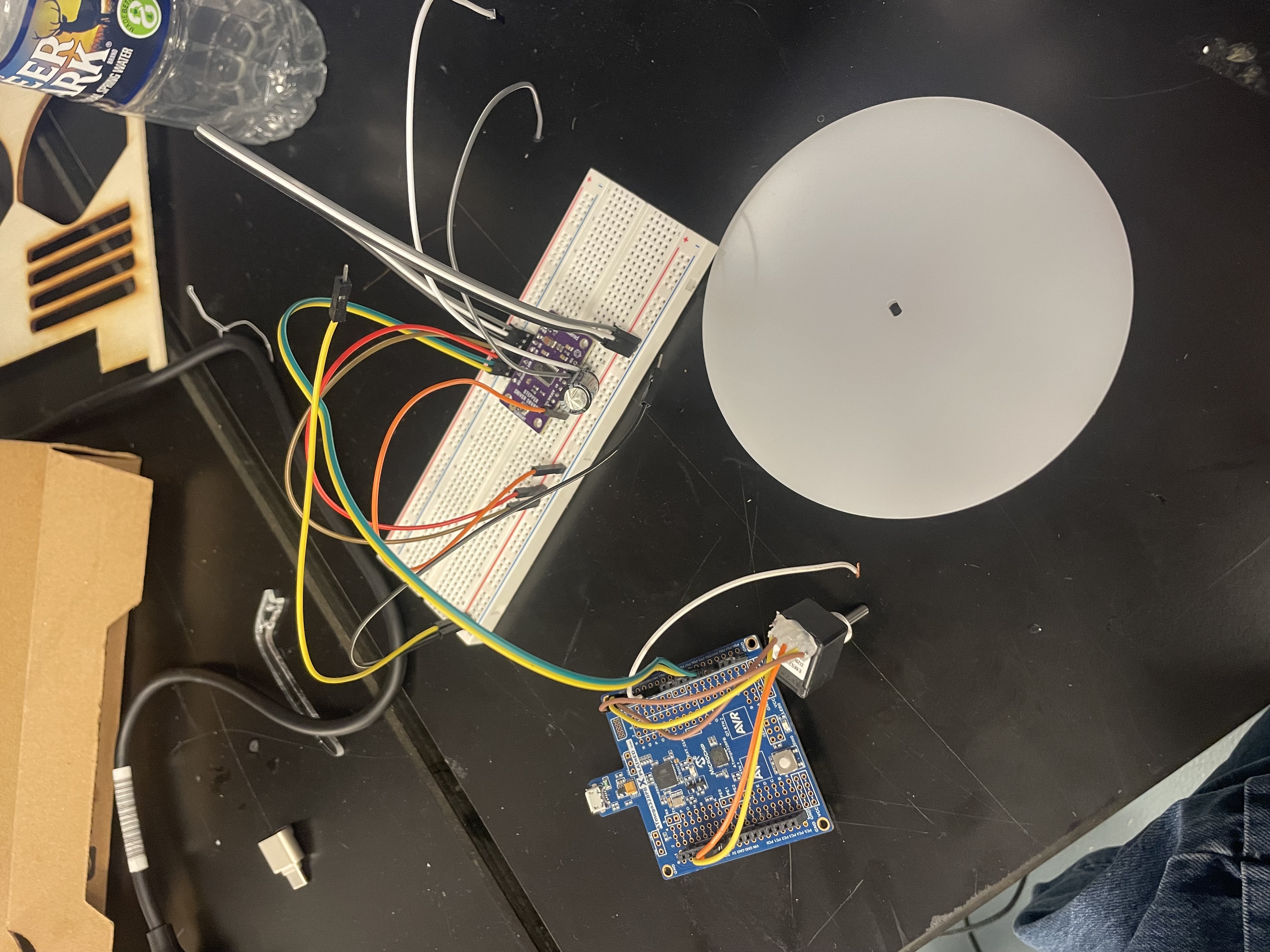 circuit with rotary encoder